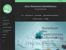 Tablet Screenshot of julia-boschiero.com